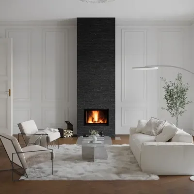 Brunner foyer bois 42-66 simple vitre